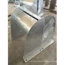 Piezas de la fabricación de metal galvanizada INMERSIÓN caliente del OEM para la caja del cable del elevador